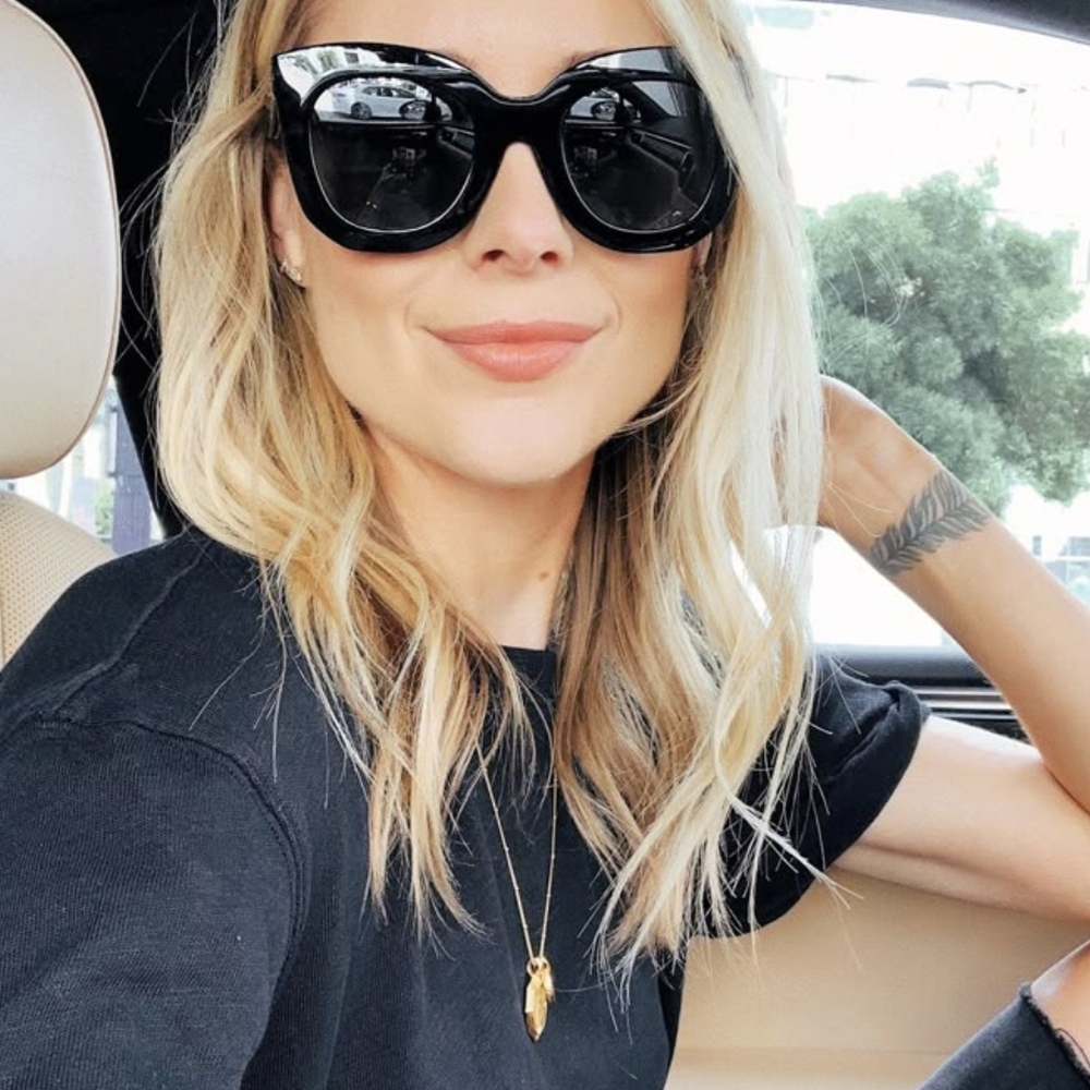 Celine Glossy Red Oversized Sunglasses